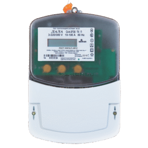 Счетчик электроэнергии трехфазный однотарифный ДАЛА СА4-Э720 ТХ П 3X220/380V 10(100)A Код NY
