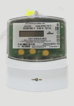 Счетчик электроэнергии трехфазный многотарифный «ДАЛА СА4-Э720 ТХ П» 3X220/380V 5(60)A Код NC