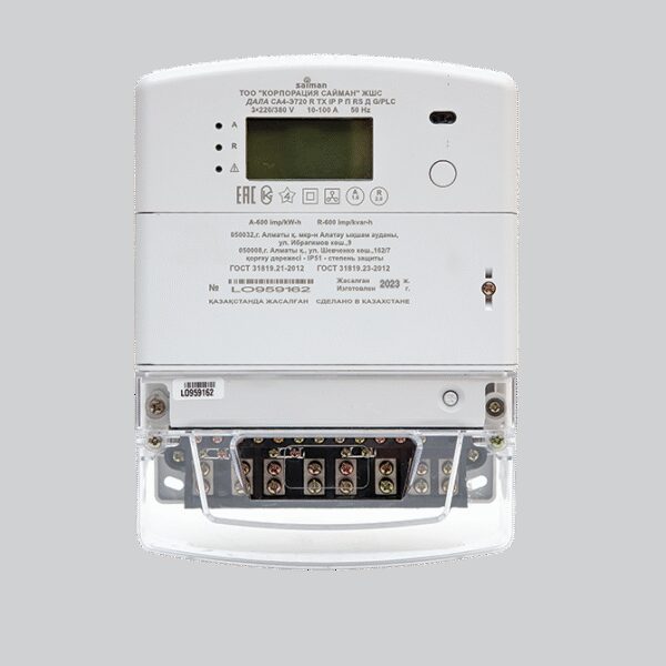 Счетчик Электроэнергии - трехфазный ДАЛА СА4-Э720 R TX IP P П RS Д, PLC/G-модуль, 3x220/380 (10-100А)