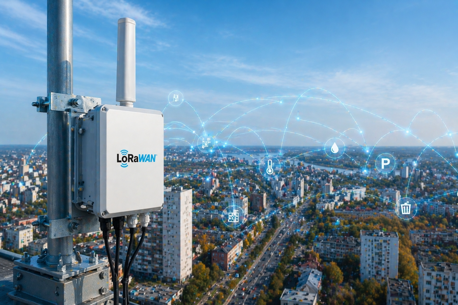Базовая станция LoRaWAN: как устроена сеть и сколько устройств она обслуживает
